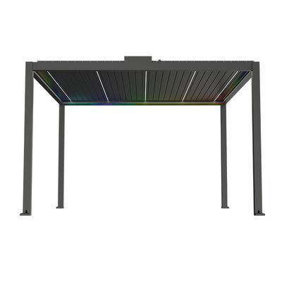 購入 アルミ合金 電動傾斜ラウバー パビリオン 屋外庭 陽台 ビラ 庭 日光室 陽台 online manufacture