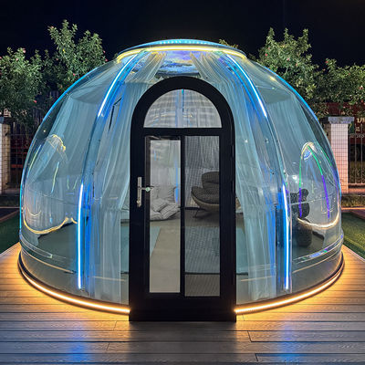 フルハウス 透明なPCの太陽室の星空泡屋 泡ドームハウス