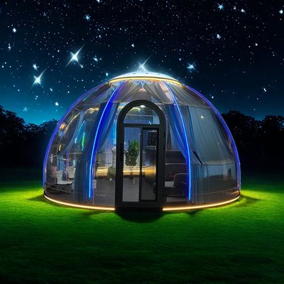 豪華 バブルテント 屋外 グラミングポッド パーティ ドームテント 清潔なPC リゾートハウス 販売
