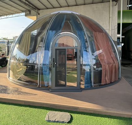 人気 バブルドームハウス クリア 屋外テント ポリカルボネットドーム ホームステイ用