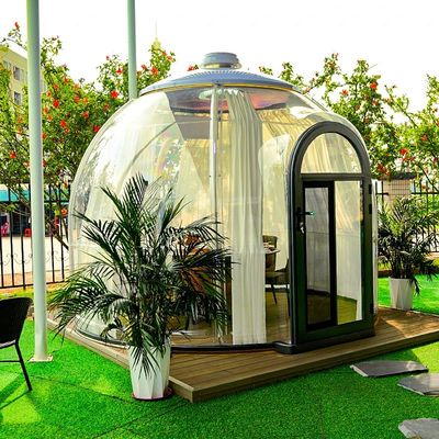 全360度透明性ポリカーボネット モジュールドームテント 屋外グラムピングドームテントハウス