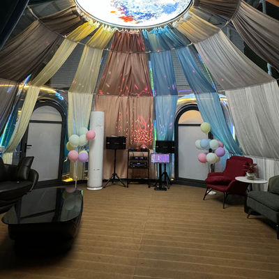 全 360°透明性 ホーム 商用 バブルルーム 透明性 部屋 扉 テント ドームハウス