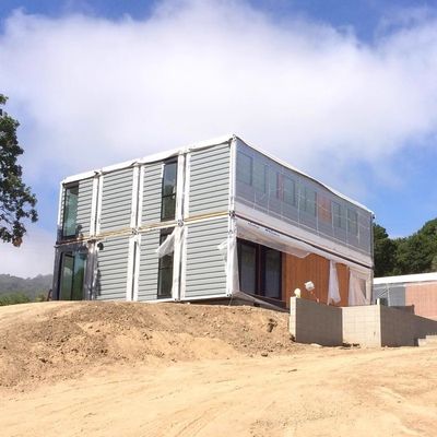 ビラ 12 X 3 X 3m モジュール式プリファブリックハウス 軽鋼構造 エネルギー効率